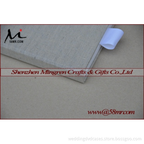 Fabric Linen Vinyl USB Flash Drive Storage Packaging Gift boxes